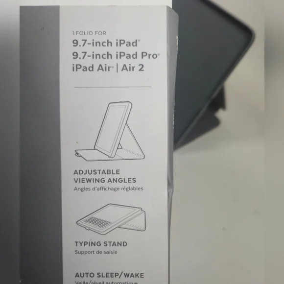 9.7 -inch iPad Speck Metallic Tablet Cover. Air 2, iPad. Tablet Case - Picture 4 of 5